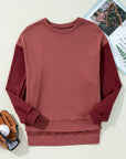 Ella Patchwork Drop Shoulder Pullover