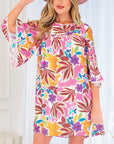 Emersyn Sleeve Swing Mini Dress