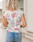 Aviana Lace Splicing Sleeveless Blouse