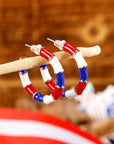 Leyla C Shape Stud Earrings