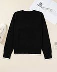 Malaysia accent Holiday Cropped Sweater