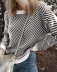 Evelyn Edge Drop Shoulder Sweater