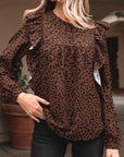 Collins Ruffled Puff Sleeve Blouse