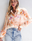 Amiyah Balloon Sleeve Loose Shirt