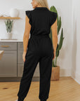 Azariah Drawstring Elastic Waistband Jumpsuit