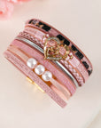 Gabrielle Shaped Magnetic Buckle Bracelet