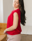Western YEEHAW Embroidered Short Sleeve Sweater