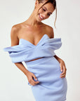 Lavender Scuba Mini Dress