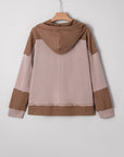 Alessia Exposed Seam Casual Hoodie