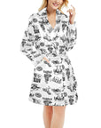 Baha Ranch Cowboy Print Women's Western Bath Robe