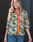 Meadow 3 4 Sleeve Blouse