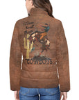 How Bout Them Cowboys Women's Puffy Bomber Jacket