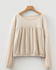 Veda Sleeve Knit top Long Sleeve Top