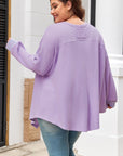 Rivka Exposed Seam Flowy PLUS Top