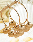 Lyra Vacation Shell Hoop Earrings