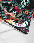Cinco De Mayo Dia de los Muertes Throw Blanket Ultra-Soft Micro Fleece Blanket 60" x 80" Made in America
