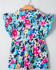 Dani Sleeve Tied Notched PLUS Blouse