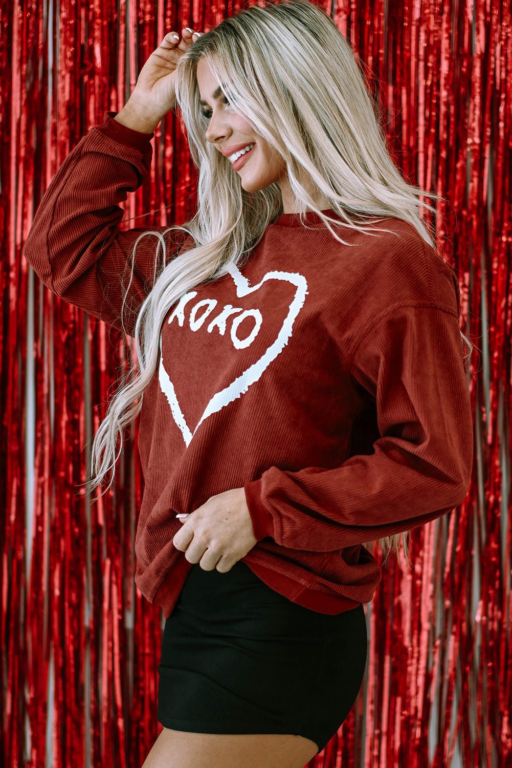 Freya Shape Graphic Corded Sweatshirt