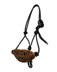 Bronc Halter with Tooled Cross Noseband