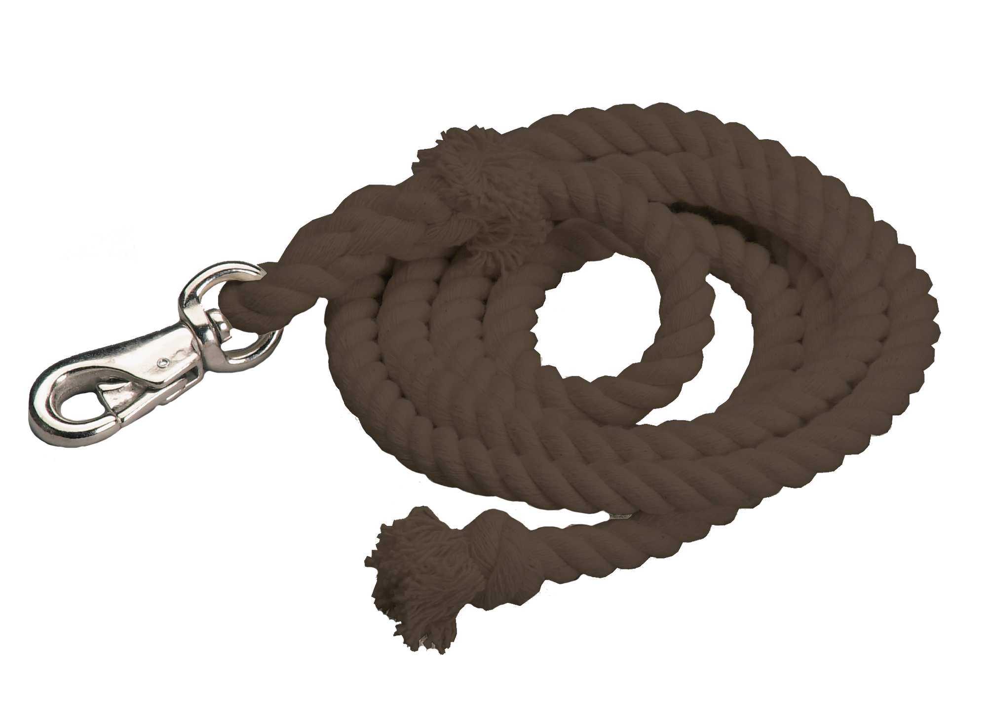 Cotton Lead Ropes - 10' with Bullsnap, Various Colors