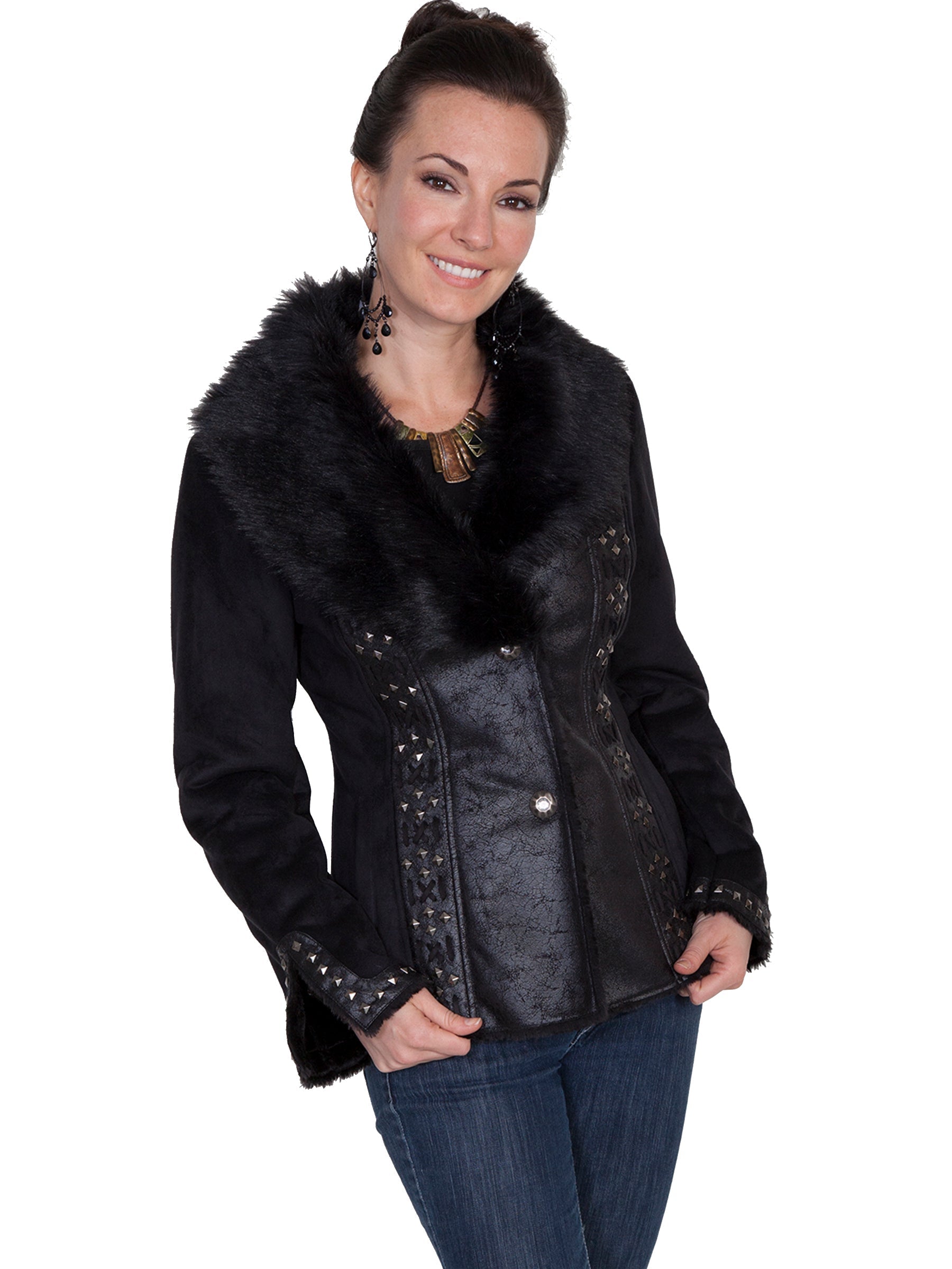 Ladies Studded Jacket - 8021