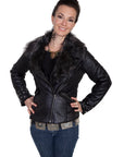 Ladies Studded Cuff Jacket - 8022