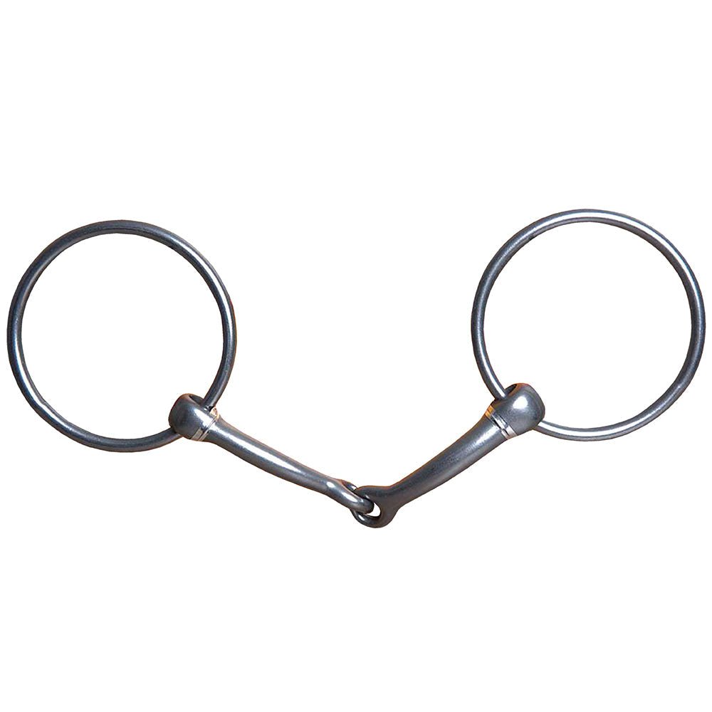5" Hilason W. Ring Snaffle Oil H. Mouth Bit W/ 3" – Hilason