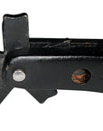Hilason Western Black Steel Youth 15 Degree Bull Riding Spurs Pair
