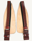 Hilason Leather Saddle Replacement Fender Pair With Hobble Straps Adult