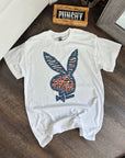 Zebra Bunny TEE or CREWNECK
