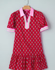 Amina Bubble Sleeve Mini Dress