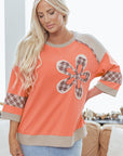 Adele Patchwork Bracelet Sleeve Top