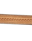 Hilason Western Horse Breast Collar American Leather Tan Sunset Hand Tool