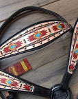 Western Horse Headstall Breast Collar Set Tack American Leather  Hilason