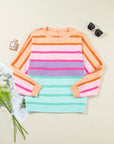 Sophia Ribbed Edge Loose Sweater