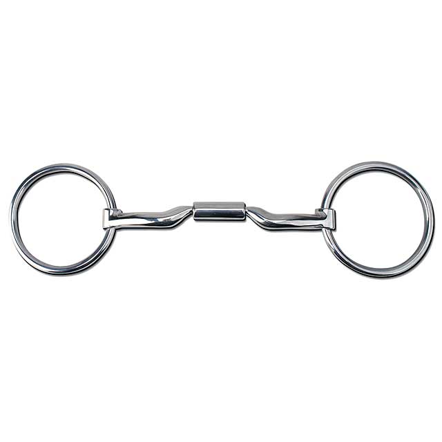 5" Toklat Myler Loose Ring Stainless Steel Low Port Mb 04 H. Mouth Bit