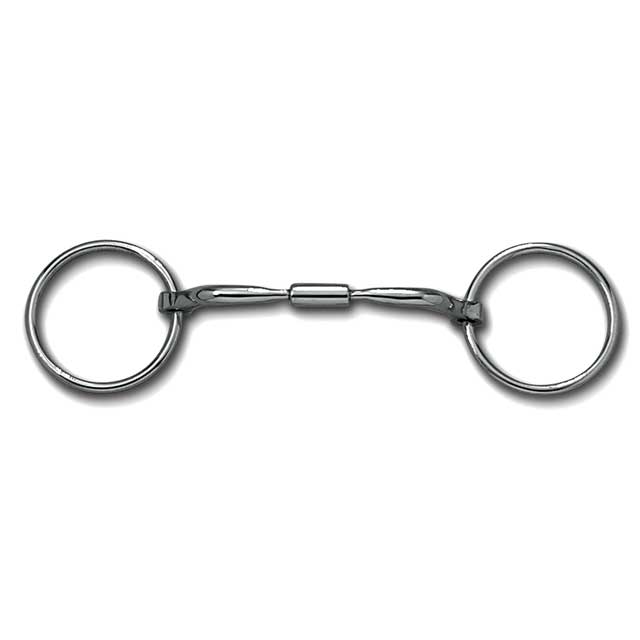 5 1/4" Toklat Myler Loose Ring Stainless Steel Comfort Snaffle Mouth