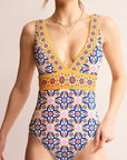 Briar Print One Piece Swimsuit
