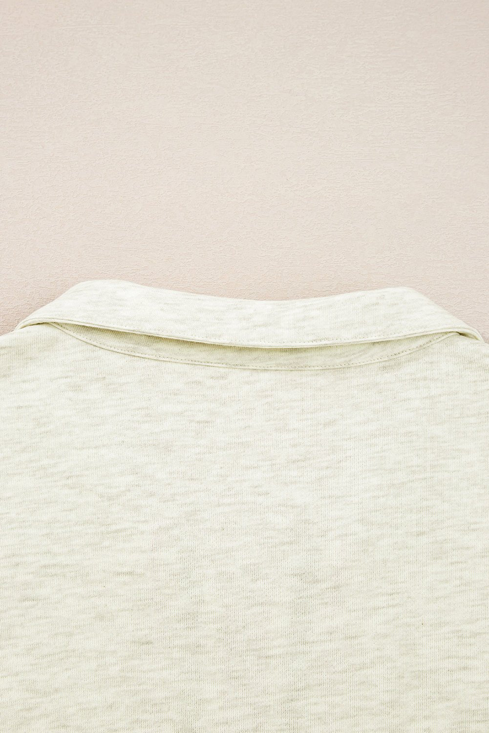 Felitina Patchwork Zip Collar Pullover