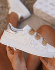Esther Straps Pu Leather Sneakers