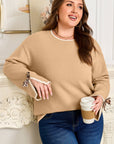 Anaiah Decor Cuffs Loose PLUS Sweater