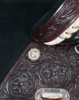 Hilason Western Horse Treeless Trail Barrel Racing American Leather Saddle