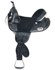 Hilason Western Horse Treeless Trail Barrel American Leather Saddle