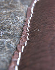 32 X32 Made In Usa Wool Felt Horse Western Saddle Pad 1 Grey Fur Hilason