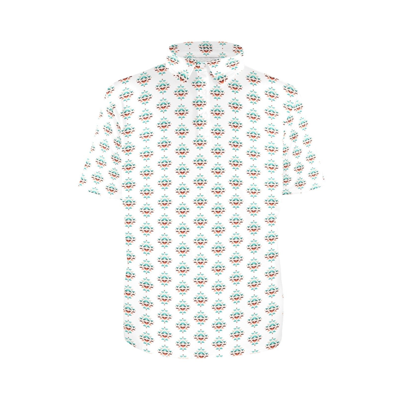 Serape Aztec Polo Style Shirt