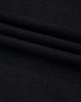 Solid Ribbed Leatherette Ruffle Sleeve Bodysuit