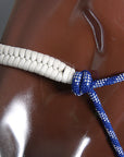 HILASON Western Horse Poly Rope Tied Adjustable Halter 8 Ft Lead Rope