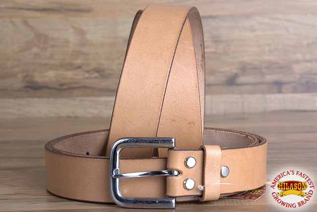 HILASON Western Genuine Leather Belt for Men Women Cowboy Cowgirl Handmade Unisex Full Grain Heavy Duty Tooled Belt for Jeans