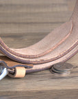 HILASON Western Genuine Leather Belt for Men Women Cowboy Cowgirl Handmade Unisex Full Grain Heavy Duty Tooled Belt for Jeans