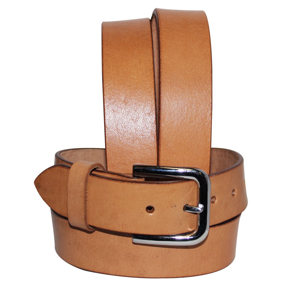 HILASON Western Genuine Leather Belt for Men Women Cowboy Cowgirl Handmade Unisex Full Grain Heavy Duty Tooled Belt for Jeans